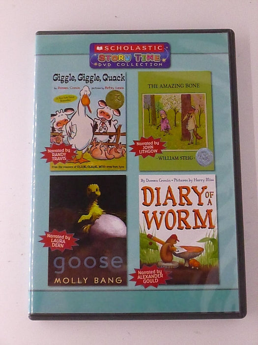 Scholastic - Giggle Giggle Quack, The Amazing Bone, Go.. (DVD, 4- story) - K0107 - for just $3.50! 