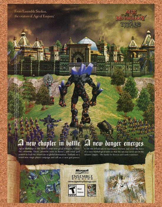 2005 Age Of Mythology The Titans PC Original Ad - for just $19.49! 