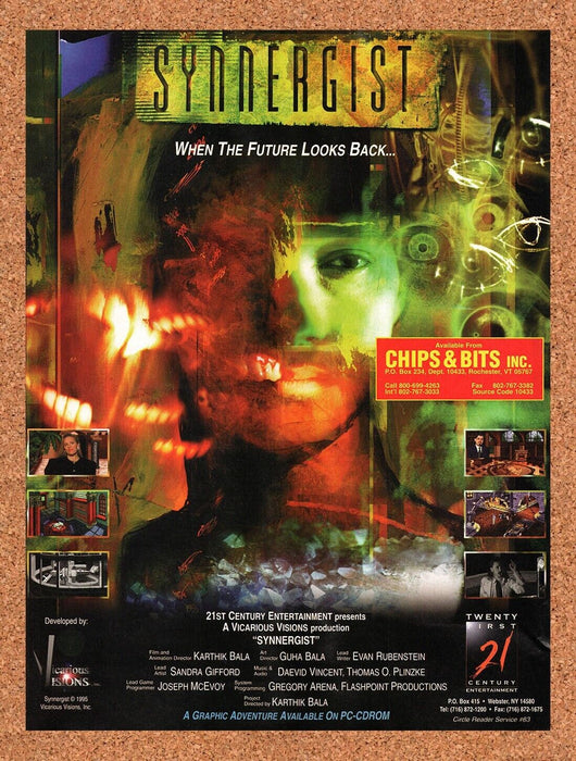 1995 Synnergist PC Original Ad - for just $17.99! 