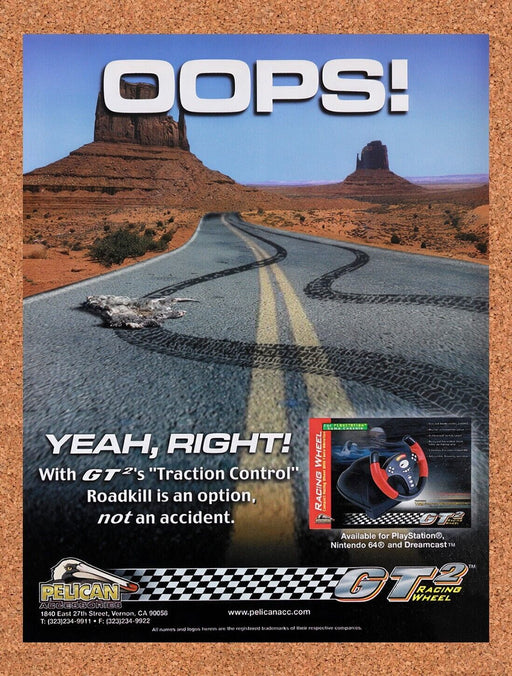 1999 Pelican PS1 Racing Wheel Original Ad v2 - for just $15.29! 