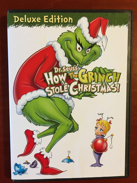 How the Grinch Stole Christmas (DVD, Dr. Seuss, 1966, Deluxe Edition) - L05 - for just $6.99! 