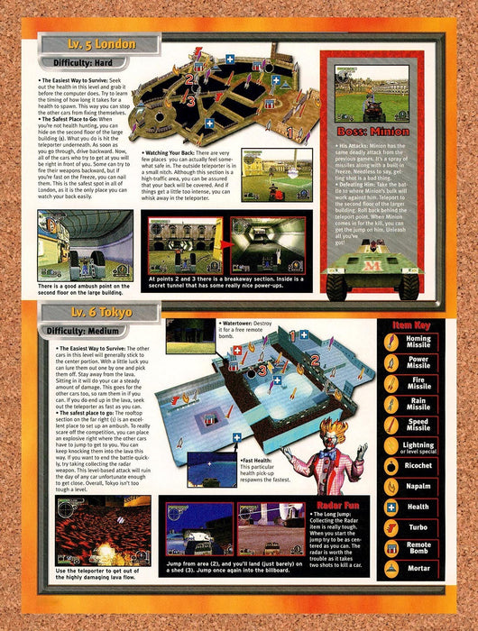 1999 Twisted Metal III Levels 5 & 6 Original Advertisement vr6 - for just $19.49! 