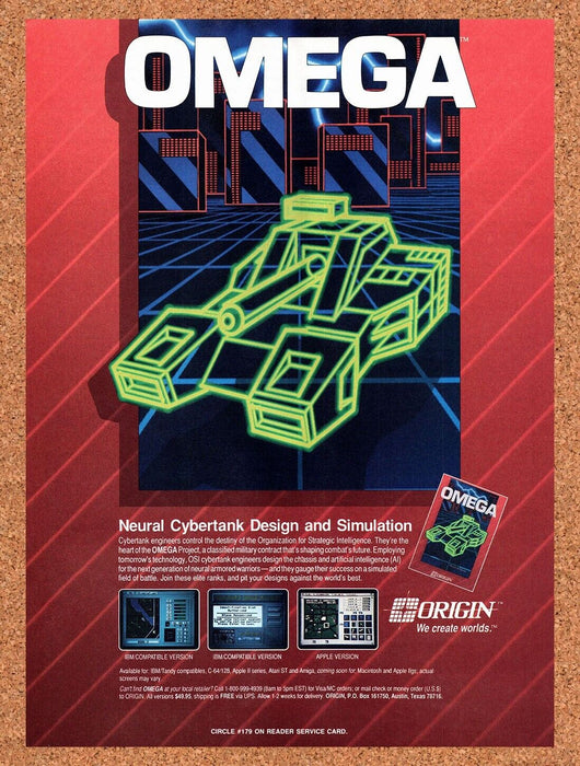 1989 Omega Tandy Original Ad v1 - for just $17.99! 