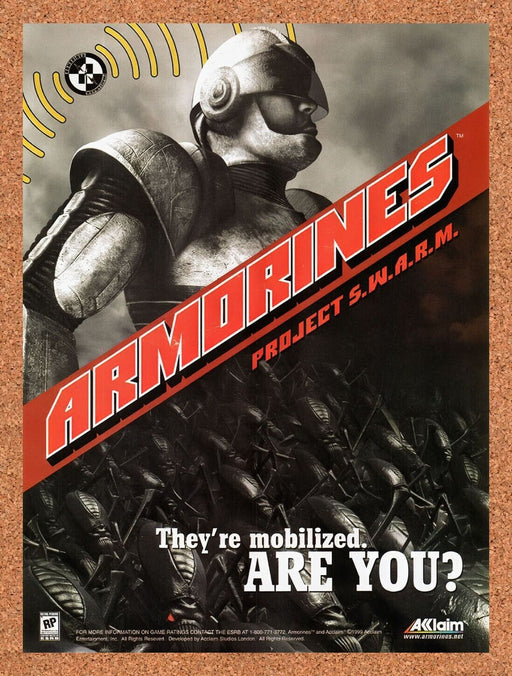 1999 Armorines Project SWARM N64 Original Ad v2 - for just $17.99! 