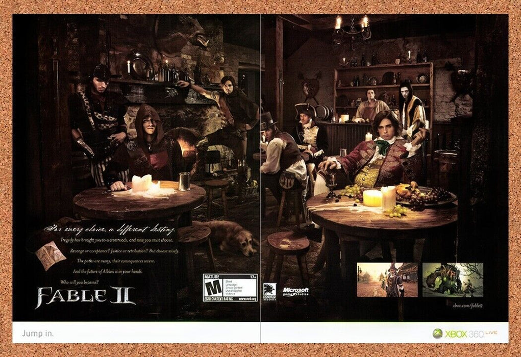 2009 Fable II Xbox 360 Original Ad v1 - for just $18.27! 