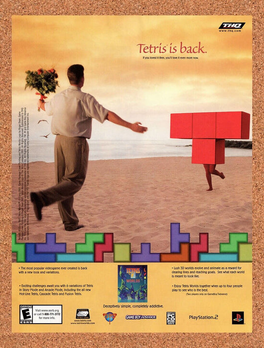 2002 Tetris Worlds PS2 Original Ad v1 - for just $17.99! 