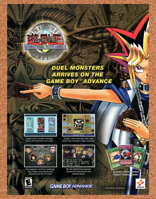 2003 Yu-Gi-Oh The Eternal Duelist Soul GBA Original Ad v1 - for just $17.99! 