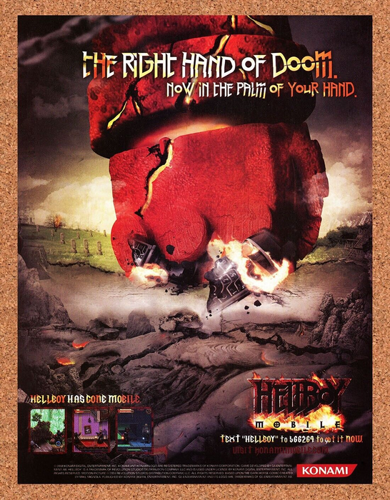 2008 Hellboy Mobile Original GameLoft Ad - for just $17.99! 