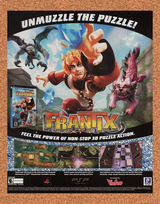 2007 Frantix PSP Original Ad - for just $17.99! 