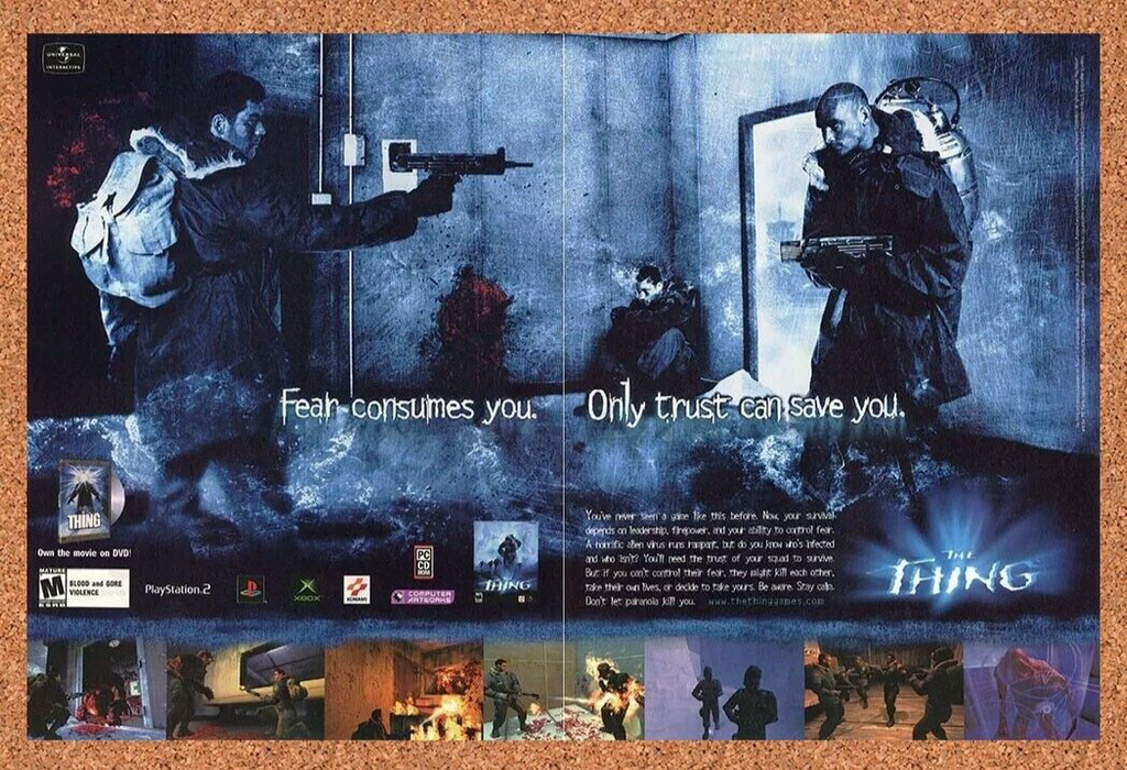 2004 The Thing PS2 Original Ad - for just $22.49! 