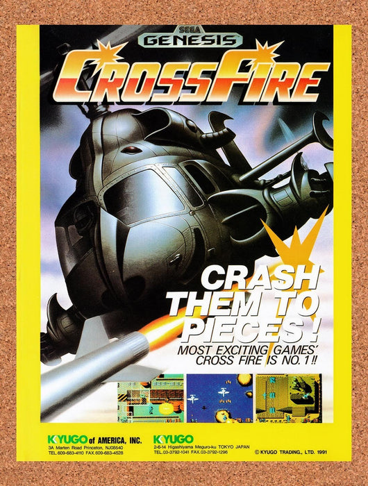 1991 Crossfire Genesis Original Advertisement v1 - for just $19.49! 