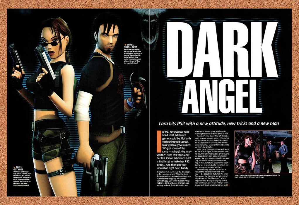 2002 Tomb Raider Angel Of Darkness PS2 Original Ad vr3 - for just $23.99! 