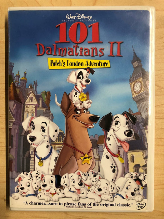 101 Dalmatians 2 Patchs London Adventure (DVD, 2002, Disney) - K10 - for just $3.50! 