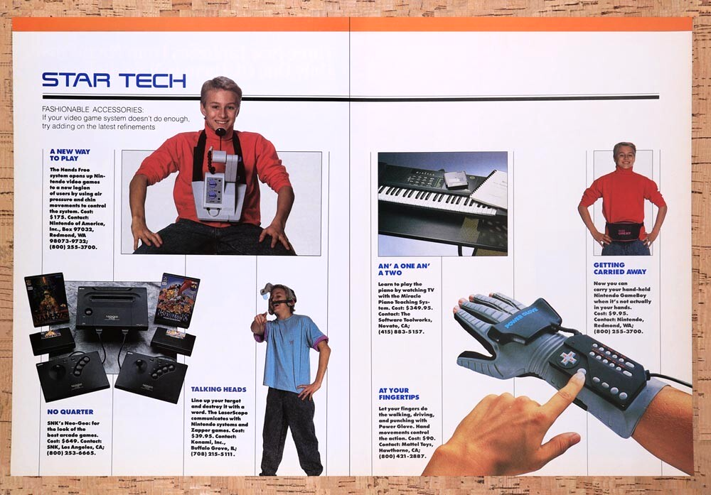 1991 Nintendo Accessories Original Ad v8 - for just $21.49! 