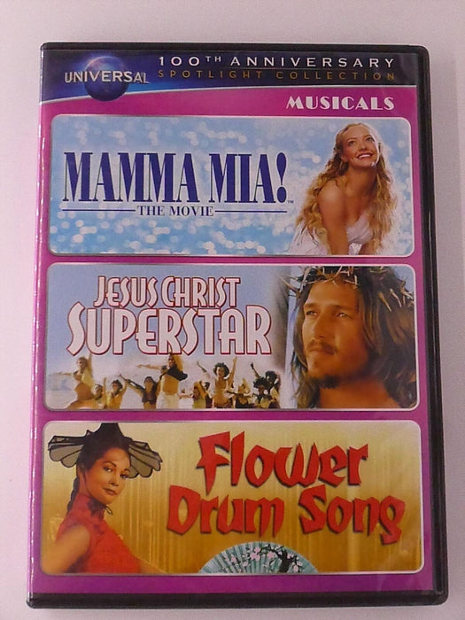 Mamma Mia, Jesus Christ Superstar, Flower Drum Song (DVD, 3-film) - K0303 - for just $3.99! 