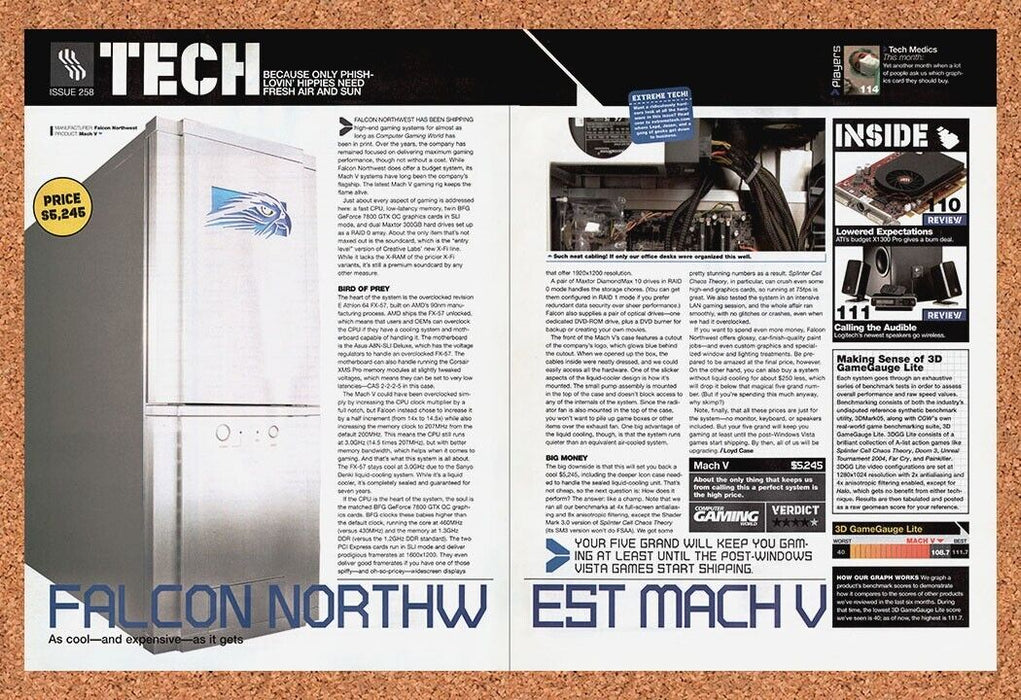2006 Falcon Northwest Mach V Original Ad - for just $21.49! 