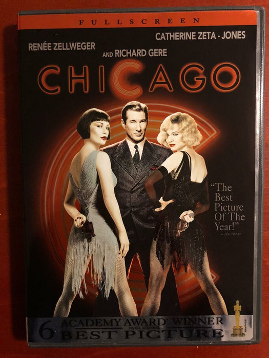 Chicago (DVD, 2002, Full Screen) - J1231 - for just $1.99! 