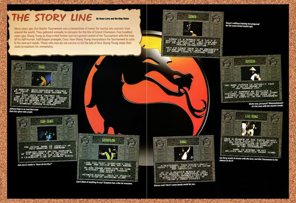 1993 Mortal Kombat Genesis Original Ad v20 - for just $21.99! 