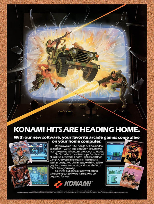 1988 Konami Commodore 64 Arcade Games Original Ad v1 - for just $18.29! 