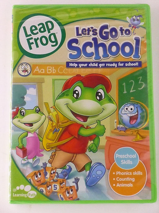 Leap Frog - Lets Go to School (DVD, 2009) - NEW24 - for just $2.99! 