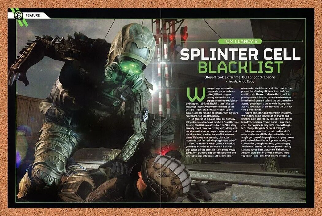 2015 Splinter Cell Blacklist Xbox 360 Original Ad - for just $22.49! 