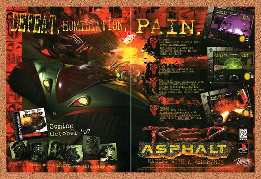 1997 Red Asphalt PS1 Original Ad v2 - for just $18.27! 