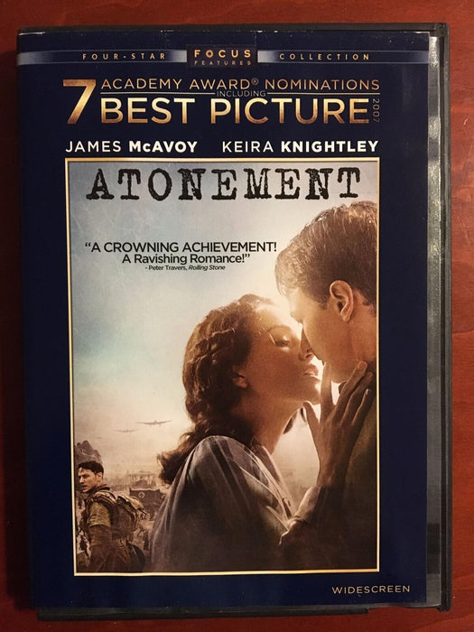 Atonement (DVD, Widescreen, 2007) - J1105 - for just $1.99! 