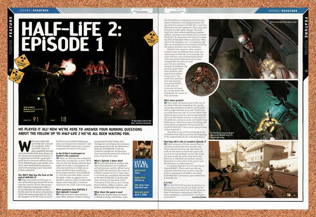 2006 Half-Life 2 Episode 1 Review Q&A Original Advertisement vr2 - for just $23.99! 