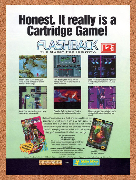 1993 Flashback Genesis Original Ad - for just $17.99! 