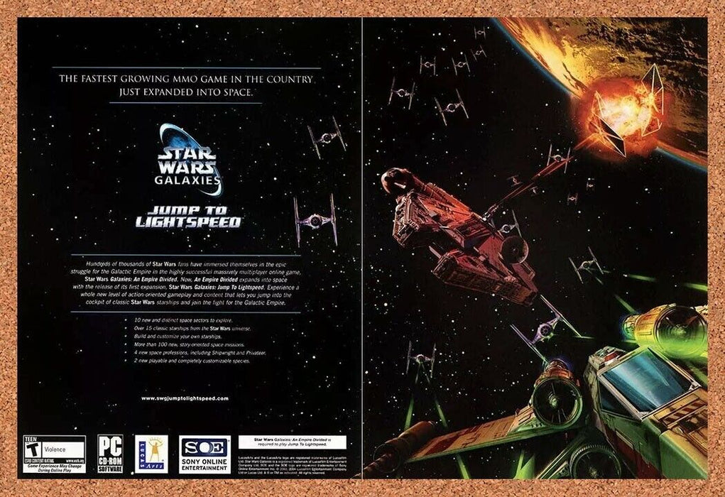 2006 Star Wars Galaxies PC Original Ad - for just $22.49! 