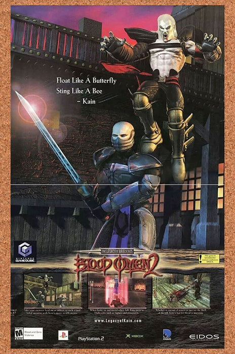 2003 Legacy Of Kain Blood Omen 2 PS2 Original Ad v1 - for just $21.49! 