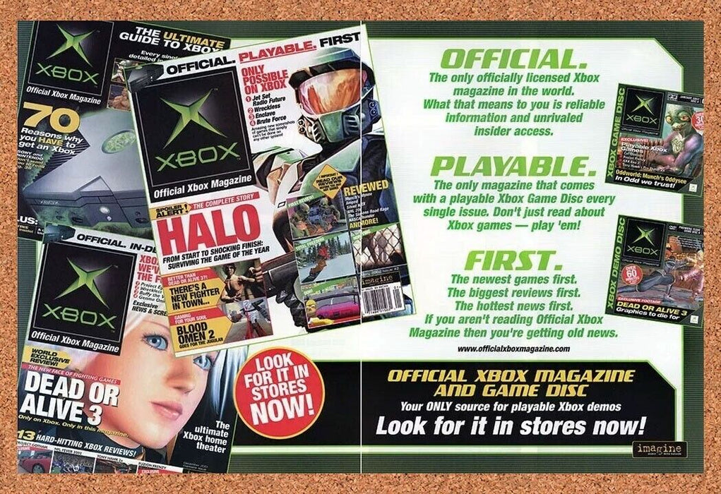 2004 Halo Xbox Original Xbox Magazine Ad - for just $22.49! 