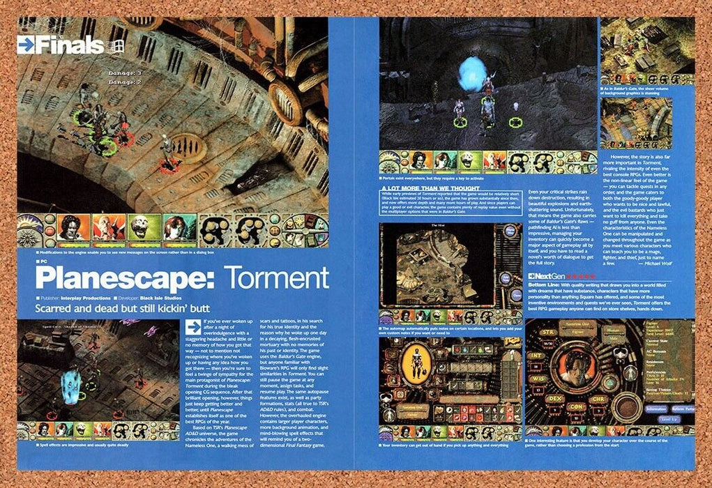 2002 PlaneScape Torment PC Original Ad - for just $21.49! 