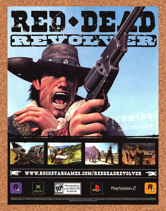 2004 Red Dead Revolver PS2 Original Ad - for just $17.99! 