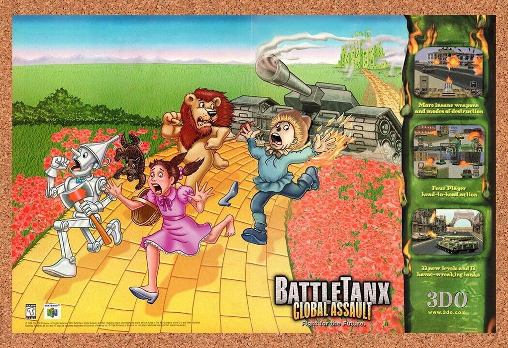 2000 BattleTanx Global Assault N64 Original Ad - for just $21.49! 