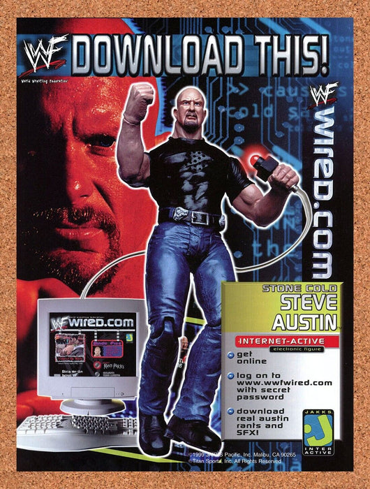 1999 WWF Wired PC Original Stone Cold Ad - for just $17.99! 