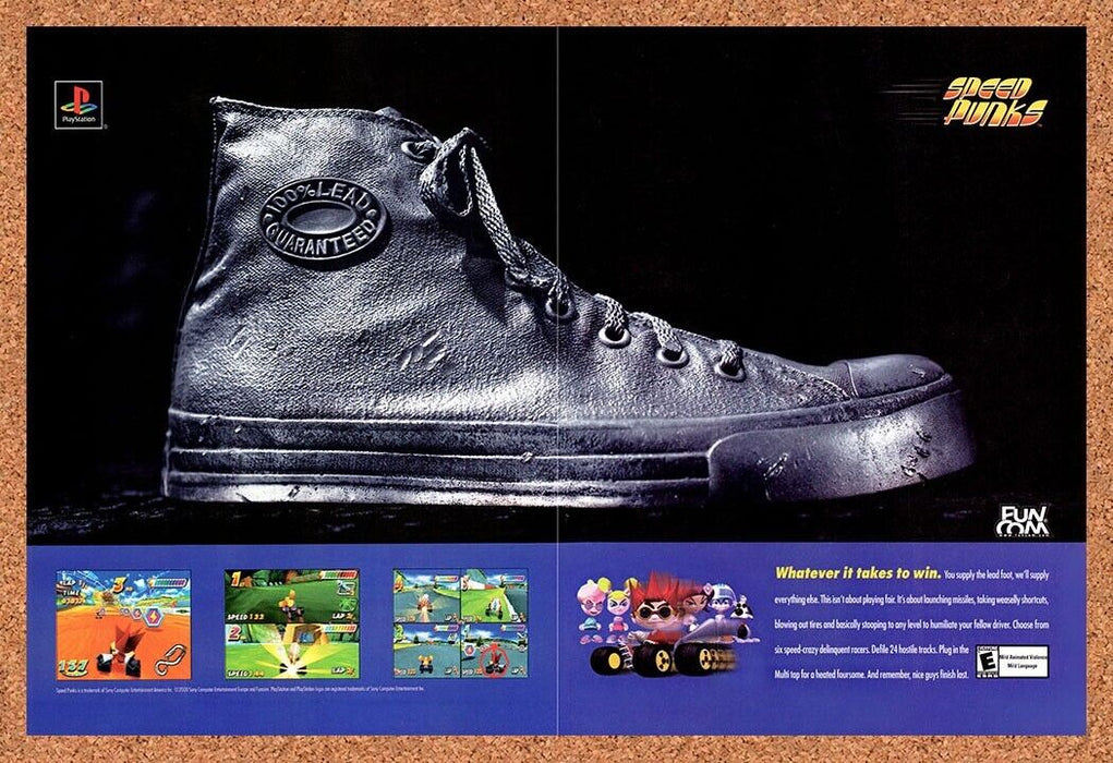 2002 Speed Punks PS1 Original Ad - for just $21.49! 