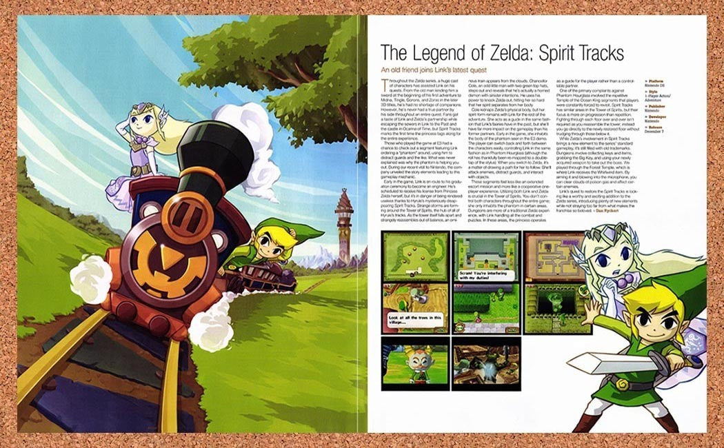 2009 Legend Of Zelda Spirit Tracks DS Original Advertisement vr1 - for just $23.99! 