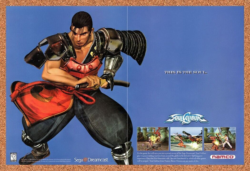 1999 SoulCalibur Dreamcast Original Ad v1 - for just $21.49! 