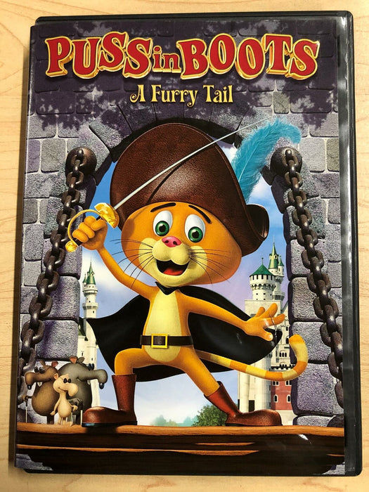Puss in Boots - A Furry Tail (DVD, 2011, Animated) - L02 - for just $1.99! 
