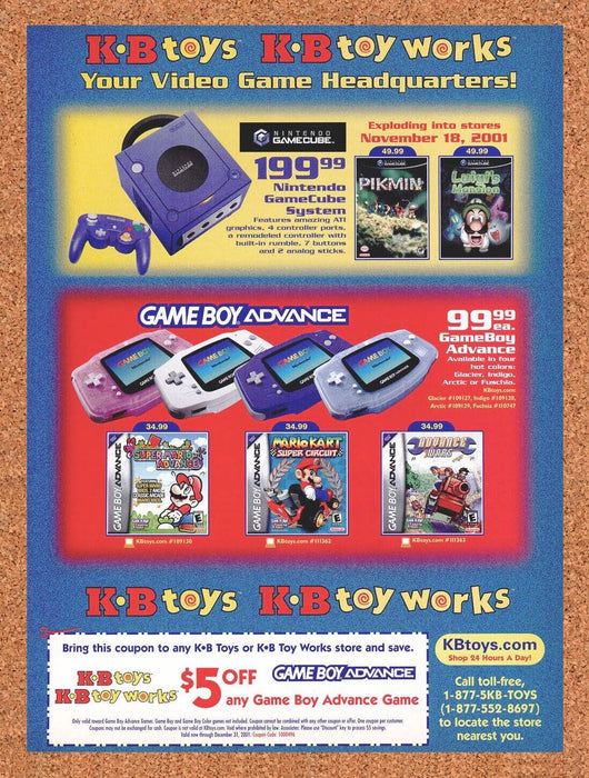 2003 Nintendo Original Kaybee Toys Rebate Ad v2 - for just $17.99! 