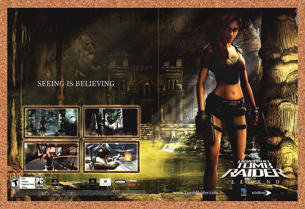 2006 Tomb Raider Legend PC Original Ad - for just $21.49! 