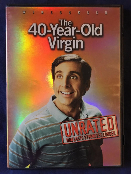 The 40-Year-Old Virgin (DVD, 2005, Widescreen, Unrated) - J1231 - for just $1.99! 