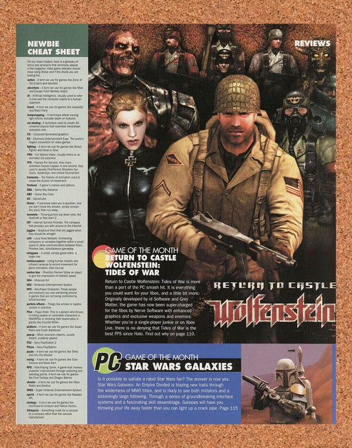 2005 Return To Castle Wolfenstein Tides Of War Xbox Original Ad v2 - for just $18.99! 