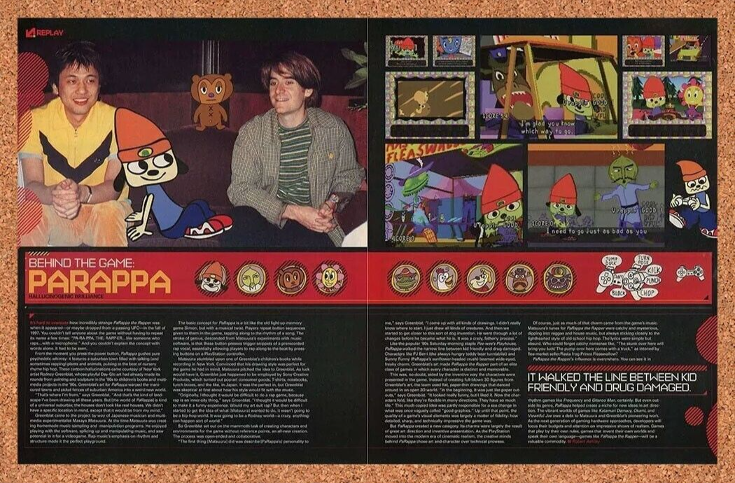 2007 Parappa The Rapper PS2 Original Ad - for just $21.49! 