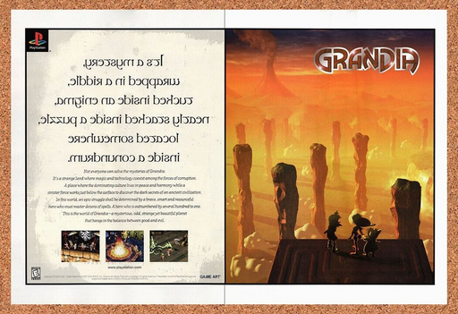 1997 Grandia PS1 Original Ad v1 - for just $18.27! 