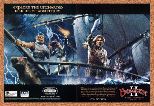 2005 EverQuest II PC Original Ad - for just $21.49! 