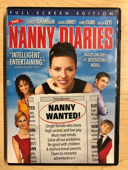 The Nanny Diaries (DVD, 2007, Full Frame) - J1105 - for just $1.99! 