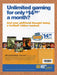 2004 Blockbuster Game Pass Unlimited Gaming Original Ad v1 - for just $19.49! 