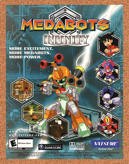 2004 Original Medabots Infinity GBA Ad - for just $17.99! 